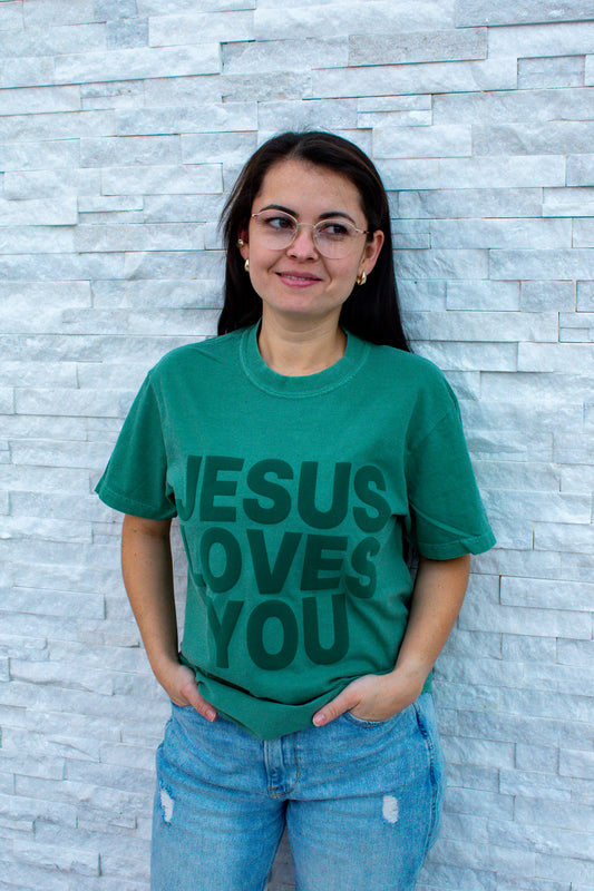 Jesus Loves You Evergreen